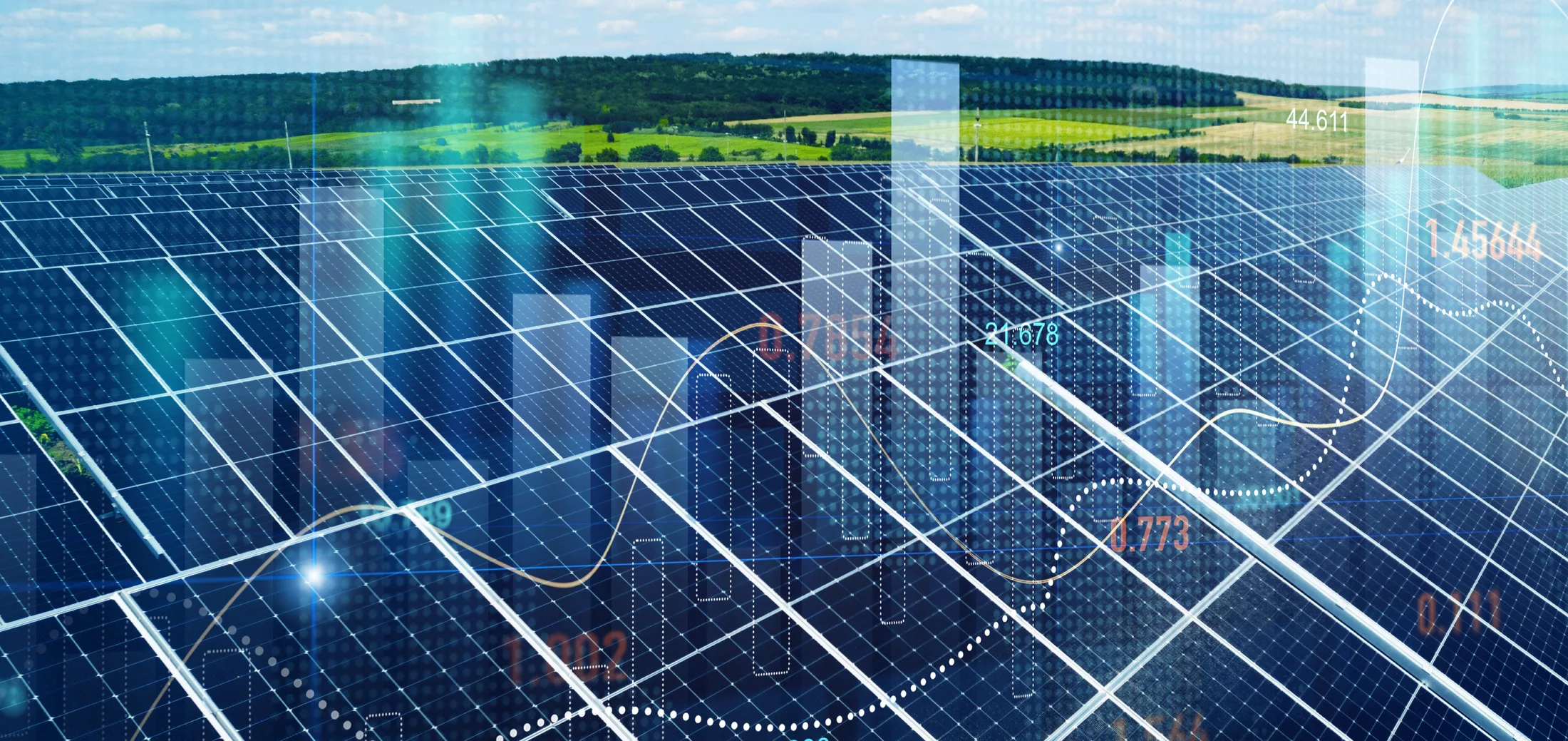 GEON - Campo fotovoltaico aziendale con dati energetici